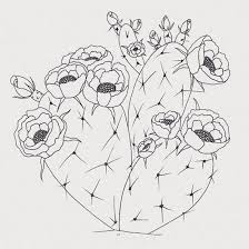 Image Result For Minimalist Prickly Pear Cactus Tattoo Hippiercings Hip Piercings Fonts Cactus Drawing Cactus Tattoo Cactus Flower