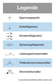 Elektroinstallation Schaltzeichen Elektroinstallation Selber Machen Elektroinstallation Elektro