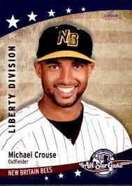 2017 Atlantic League All-Stars Choice #21 Michael Crouse British Columbia  Canada