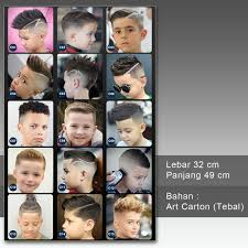 Botak depan potongan rambut mandarin. Cod Poster Barber Pangkas Rambut Terbaru Paket 5 Lbr Model Rambut Pria 2021 Terlaris Lazada Indonesia