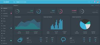 design and develop dashboard with beautiful charts by