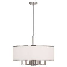 Livex Lighting 6261691 Park Ridge 6 Light Chandelier Brushed Nickel To View Further For This Item Drum Chandelier Brushed Nickel Chandelier Livex Lighting