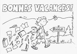 vacances coloriage danger ecole bonne fleur