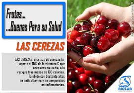 Laboratorio Clinico Biolab Ltda Chillan Frutas Buenas Para Su Salud Las Cerezas Una Taza De Cerezas Te Aporta El 15 De La Vitamina C Que Necesitas En Un Dia A La