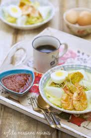 The following image below is a display of images that come from various sources. Lontong Dan Kuah Lodeh Masam Manis