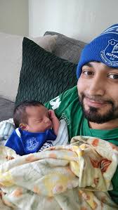 My good luck charm, he hasn't seen us loose since I first took him to the  matches a year ago. 💙