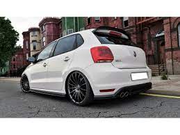 Vw polo 6r rear bumper extension. Vw Polo 6r 6c Rear Bumper Bumper Rear Spoiler Body Kit
