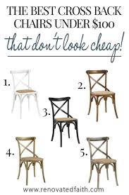 The 8 Best Cross Back Chairs Under 100 That Don T Look Cheap Cross Back Dining Chairs Crossback Chairs Comfortable Dining Chairs