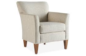 Gramercy Accent Chair Gray Stripe Accent Chairs Chairs Living Room Furniture One Kin In 2020 Stripe Accent Chair Striped Upholstery Grey Stripe Accent Chair