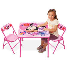 Disney Minnie Mouse Erasable Activity Table Playset 2 Chairs Walmart Com In 2020 Activity Table Minnie Mouse Table Kids Table And Chairs