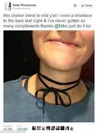 Oklahoma Student Gains Viral Fame After Using A Shoelace In Place Of A Choker Daily Mail Online