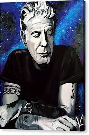 Anthony Bourdain Canvas Prints & Wall Art for Sale