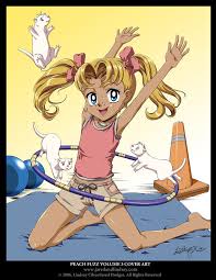 Peach Fuzz Vol 3 Cover Peach Fuzz Graphic Novel Kawaii Art