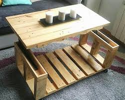 There are tons of possibilities to construct the table of your desires out of pallets. Repurposed Wood Pallets Lift Top Coffee Table Pallet Ideas