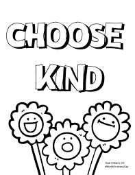 Directions for 100 acts of kindness coloring countdown: Celebrate Random Acts Of Kindness Day New Orleans Jcc