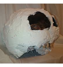 Pulpe aus zeitung und aus toilettenpapier, schale aus pappmaché (schüssel. Pappmache Kallokaii