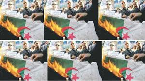 Un groupe armé non encore identifié a frappé dans le nord du pays, tuant plus d'une centaine de personnes. Des Arabes Ont Brule Le Drapeau Algerien Kabyles Net