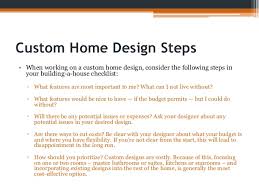 When it comes to home building, you have to keep updating on a continuing basis and prepare a checklist to ensure that work is progressing as planned without any hiccups. Checklist For Building A House