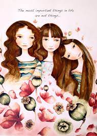 The 3 Sisters Art Print Sisters Art Art Art Prints