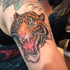 Copperhead tattoo parlor/ denver colorado. Mi La Tigre By Scott Prather Sleepy Hollow Tattoo Burleson Tx Tattoos