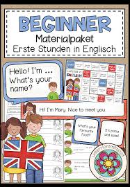 Nice To Meet You English For Beginners Materialpaket Unterrichtsmaterial Im Fach Englisch In 2020 Englisch Lernen Kinder Unterrichtsmaterial Englisch Fur Anfanger