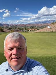 Sunbrook Golf Course “The Point”. Par 5 #2hole , Par 4# 6 hole. Snow Canyon  State Park in the background with Pine Valley Mountain. Had to share!