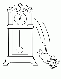 Hickory Dickory Dock The Mouse Is On The Clock Hickory Dickory Dock The Mouse Went Out The Clock Nursery Rhymes Preschool Crafts Nursery Rhymes Preschool Animal Crafts Preschool
