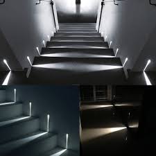 Shop step lights at lumens.com. 3w Recessed Led Stair Lighting 85 265v Indoor Outdoor Step Wall Lights Waterproof Stairway Light Corner Hallway Staircase Lamps Led Indoor Wall Lamps Aliexpress
