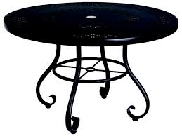 Read customer reviews and common questions and answers for fleur de lis living part #: Woodard Ramsgate Aluminum 48 Wide Round Trellis Top Dining Table With Umbrella Hole Wr160582a