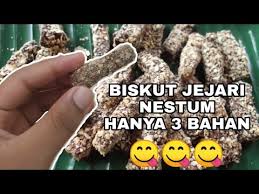 Biskut oat nestum merupakan sebuah lagi biskut yang bukan sahaja enak malah mudah untuk disediakan. Resipi Biskut Jejari Nestum Hanya 3 Bahan Youtube