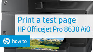 Image test page vertical lines or line segments bad self test. Printing A Test Page Hp Officejet Pro 8630 All In One Hp Youtube