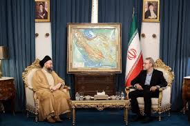 سید عمار حکیم با لاریجانی دیدار کرد