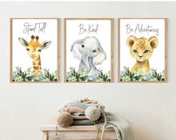 Jungle Nursery Decor Etsy