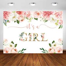 More than 3 million png and graphics resource at pngtree. Aperturee It S A Girl Baby Shower Backdrop Watercolor Pink Floral Photography Background 7x5ft Flower Baby Girl Party Decorations Photo Booth Photoshoot Props Banner Supplies Pricepulse