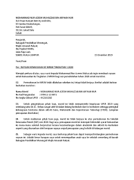 Surat Rayuan Mrsm Pdf