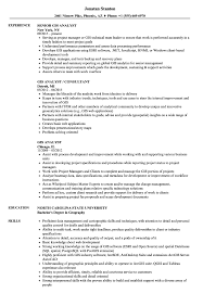 Gis Analyst Resume Samples Velvet Jobs