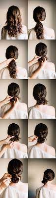 Diy Low Knot Long Hair Diy Wedding Hairstyles For Long Hair Hair Tutorial
