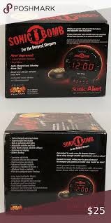 Sonic Bomb Sb500ss Alarm Clock For Hard To Wake Alarm Clock Alarm Sonic