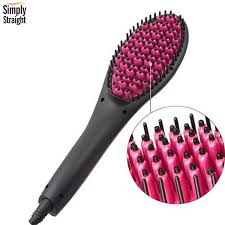 The large bristles syska keratin hair brush straightener works like the same too. Buy Simply Straight Ceramic Brush Hair Straightener Black Pink Online Purplle