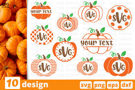 Pumpkin wagon design this free svg cutting file contains the following formats: Halloween Pumpkins Monogram Svg Bundle Graphic By Svgocean Creative Fabrica