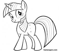 Twilight sparkle is one of the main characters of the cartoon about fabulous ponies. Printable My Little Pony Friendship Is Magic Twilight Sparkle Coloring Pages Free Kids Coloring Pages Printable
