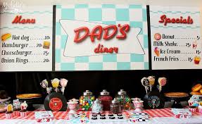 The theme was garden party so i played off it and made a 50's style rock garden. Kara S Party Ideas Retro 1950 S Dad S Diner Father S Day Party Planning Ideas Decorations