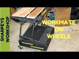 Black And Decker Portable Workbench 425 Black And Decker Workmate On Wheels And Repair 100 More Usable Than Original Youtube Black Decker Repair Usability