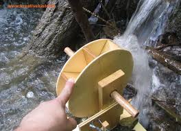 Wasserrader Bauanleitung Wasserrad Wasserrad Bauen Energiegewinnung