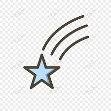 Bergaya hitam dan putih gambar gadis cantik dengan syal. Ikon Bintang Jatuh Vektor Png Grafik Gambar Unduh Gratis Lovepik