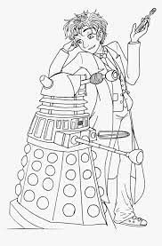 Doctor who colouring pages and free printables. Doctor Who Coloring Pages Doctor Who Line Art Hd Png Download Kindpng