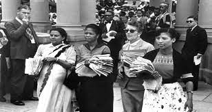 The 9 august, 1956 protest march featured women of all races who spoke with one against apartheid. South Africa Celebrates 60th Anniversary Of Women S March Against Apartheid