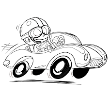 21 Dessins De Coloriage Voiture De Course A Imprimer