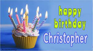 According to the 1998 guinness world records, this is the most recognized tune in the english language. Happy Birthday Christopher Gif