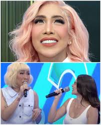 Prangkang sinagot ni Vice Ganda ang isang netizen na nagsabing iwasan  niyang pisikalin si Anne Curtis. Ayon pa sa netizen ay dapat daw respetuhin  ni Vice ang pagiging babae ni Anne! Photo: